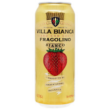 Сидр Villa Bianca Fragolino Bianco 7-8,5% 0,5л mini slide 1