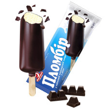 Мороженое Ласунка Пломбир в кондитерской глазури с какао 75г mini slide 1
