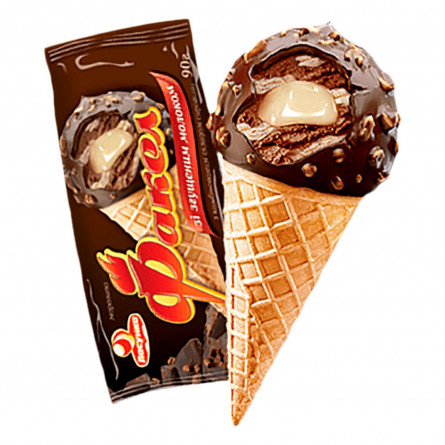 Мороженое Ласунка Факел с шоколадным соусом 100г slide 1