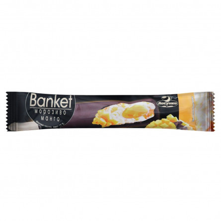 Морозиво Ласунка Banket Манго у кондитерській глазурі 12% 85г slide 1