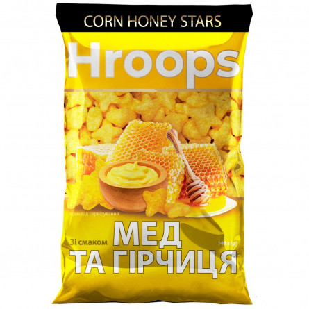 Изделия фигурные Hroops со вкусом меда и горчицы 140г