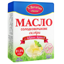 Масло N.Bavarian Cheese Экстра 81,5% 200г mini slide 1