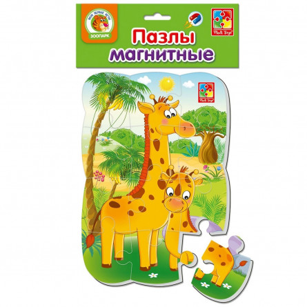 Пазл Vladi Toys Жирафики магнитный slide 1
