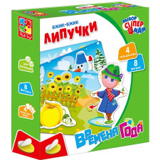 Игра Vladi Toys Времена года с липучками mini slide 1