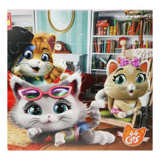 Гра настільна Vladi Toys Кошенята м'які пазли А4 mini slide 1