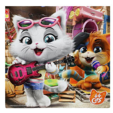 Игра настольная Vladi Toys Котята мягкие пазлы А4 mini slide 1