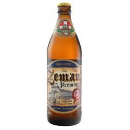 Пиво Земан Премиум светлое 4,3% 0,5л