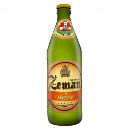 Пиво Земан Weizen светлое 5% 0,5л