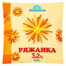 Ряжанка Добриня 3,2% 450г mini slide 1