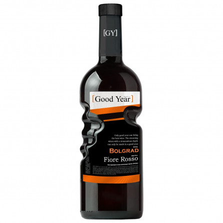 Вино Bolgrad Good Year Fiore Rosso виноградне ординарне столове червоне напівсолодке 9-13% 0,75л slide 1