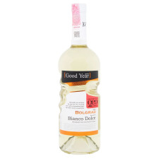 Вино Bolgrad Good Year Bianco Dolce ординарне столове біле напівсолодке 9-13% 0,75л mini slide 1