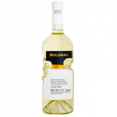 Вино Bolgrad GY Muscat Select белое полусладкое 9-13% 0,75л slide 1