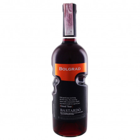 Вино Bolgrad Good Year Bastardo красное полусладкое 13% 0,75л slide 1