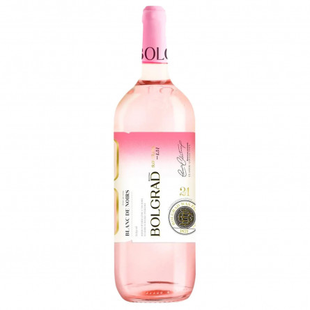 Вино Bolgrad Blanc De Noirs напівсолодке рожеве 9-13% 1,5л