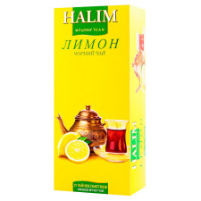 Чай чорний Halim Лимон 1,5г*25шт mini slide 1
