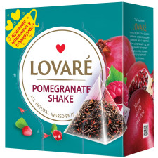 Чай чорний Lovare Pomegranate Shake в пірамідках 2г 15шт mini slide 1