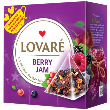 Чай Lovare Berry Jam квітково-ягідний 15шт х 2г slide 1