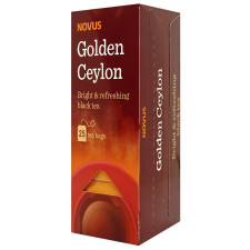 Чай черный Novus Golden Ceylon байховый 25шт 1,5г mini slide 1