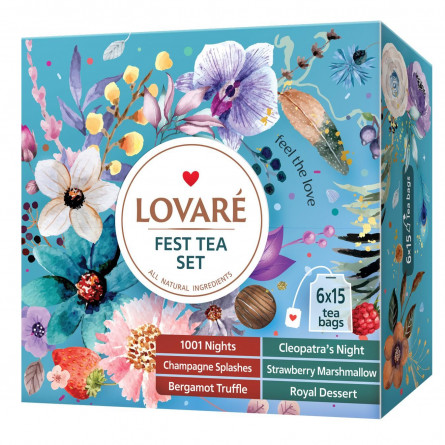 Набір чаю Lovare Fest Tea Set 90х1,75г