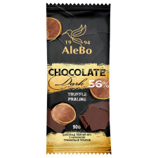 Шоколад Alebo Dark 56% Truffle Praline 90г mini slide 1