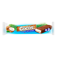 Батончик Vale Cocos на основі кокосової стружки глазурований 100г mini slide 1