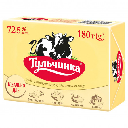Суміш Тульчинка рослинно-молочна 72,5% 180г