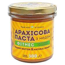 Паста арахісова Master Bob Фітнес з медом 300г mini slide 1