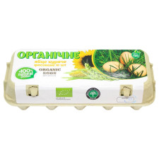 Яйця курячі Organic eggs Органічне куряче С1 10шт mini slide 1
