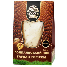 Сыр Мукко Голландский Гауда с орехом 40.8% 240г mini slide 1