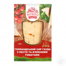 Сир Мукко Гауда з песто та в'яленими томатами 240г mini slide 1