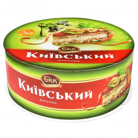Торт БКК Київський дарунок з арахісом 450г