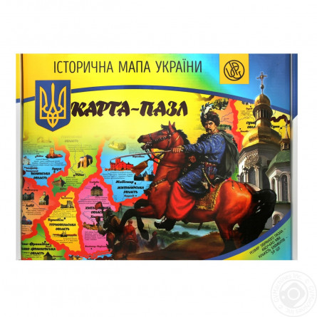Карта-пазл Uteria Историческая карта Украины slide 1