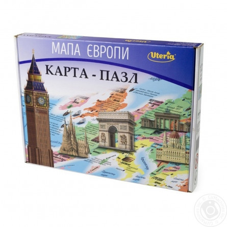 Карта-пазл Uteria Европа slide 1