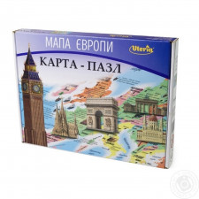 Карта-пазл Uteria Европа mini slide 1