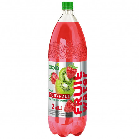 Напиток Биола Fruit Water Клубника и киви с соком сильногазированный 2л