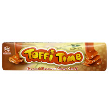 Цукерки Toffi Time жувальні зі смаком карамелі 20г mini slide 1