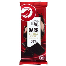 Шоколад Ашан черный 50% 100г mini slide 1