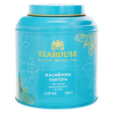 Чай чорний Teahouse Жасминова пантера 100г mini slide 1