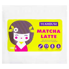 Чай зелений Teahouse Matcha Latte 2в1 100г mini slide 1
