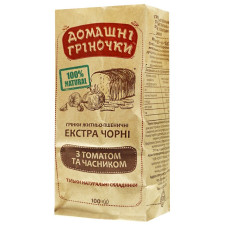 Грінки Домашні гріночки Бородинські з томатом та часником 100г mini slide 1