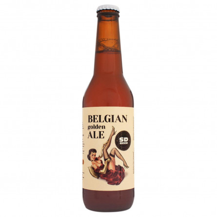 Пиво SD Brewery Belgian Golden Ale нефільтроване верхового бродіння 7% 0,33л slide 1