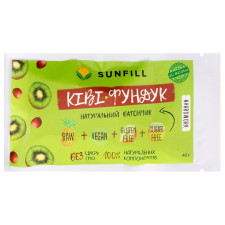 Батончик Sunfill Ківі-Фундук без цукру та глютену 40г mini slide 1