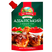 Соус La Pasta Per Primi Азіатський з перцем чілі 200г mini slide 1