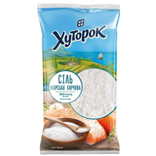Сіль Хуторок морська харчова 1кг mini slide 1