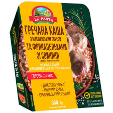 Каша гречана La Pasta Per Primi з мисливським соусом та фрикадельками зі свинини 330г mini slide 1