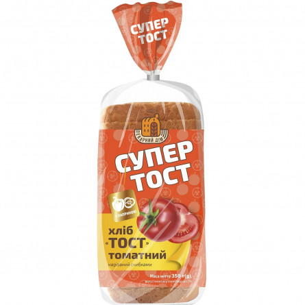 Хліб Київхліб тостовий томатний нарізаний 350г