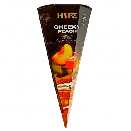 Мороженое Мушкетер Hype персик-соленая карамель 100г slide 1