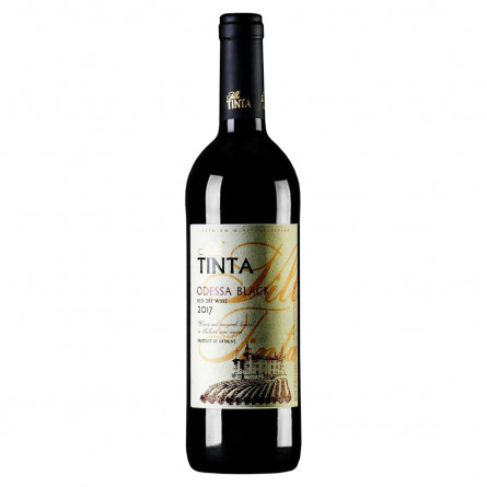 Вино Villa Tinta Odessa Black красное сухое 11-13% 0.75л slide 1