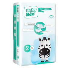 Подгузники Baby Boss Mini 2 3-6кг детские 50шт mini slide 1