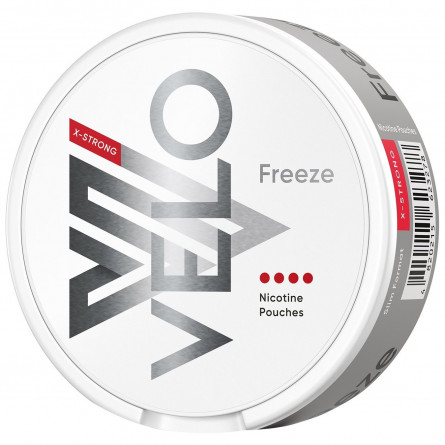 Безтабачные никотиносодержащие паучи Velo Freeze X-Strong slide 1
